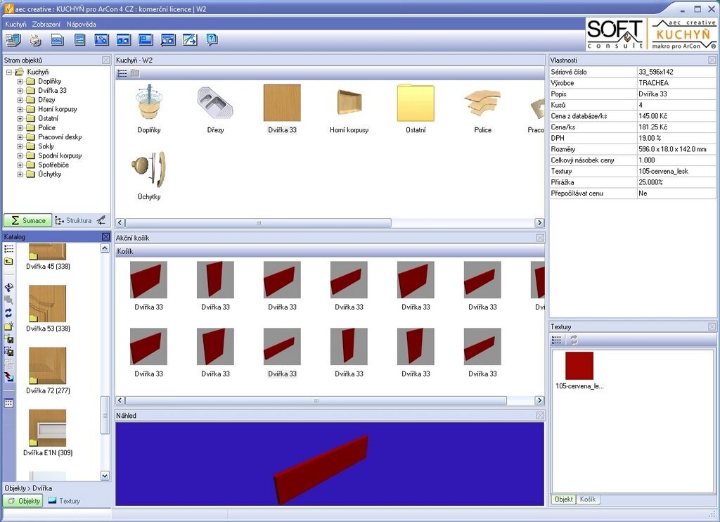 Prostředí Kuchyně pro ArCon